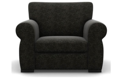 Heart of House Chloe Fabric Chair - Charcoal